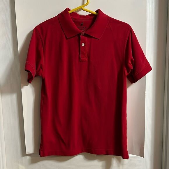 Nautica youth boys size 14/16 red polo. - Picture 1 of 3